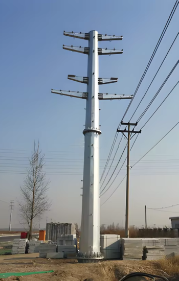 Self-Support Electric Transmission Pylon Tubular Tower